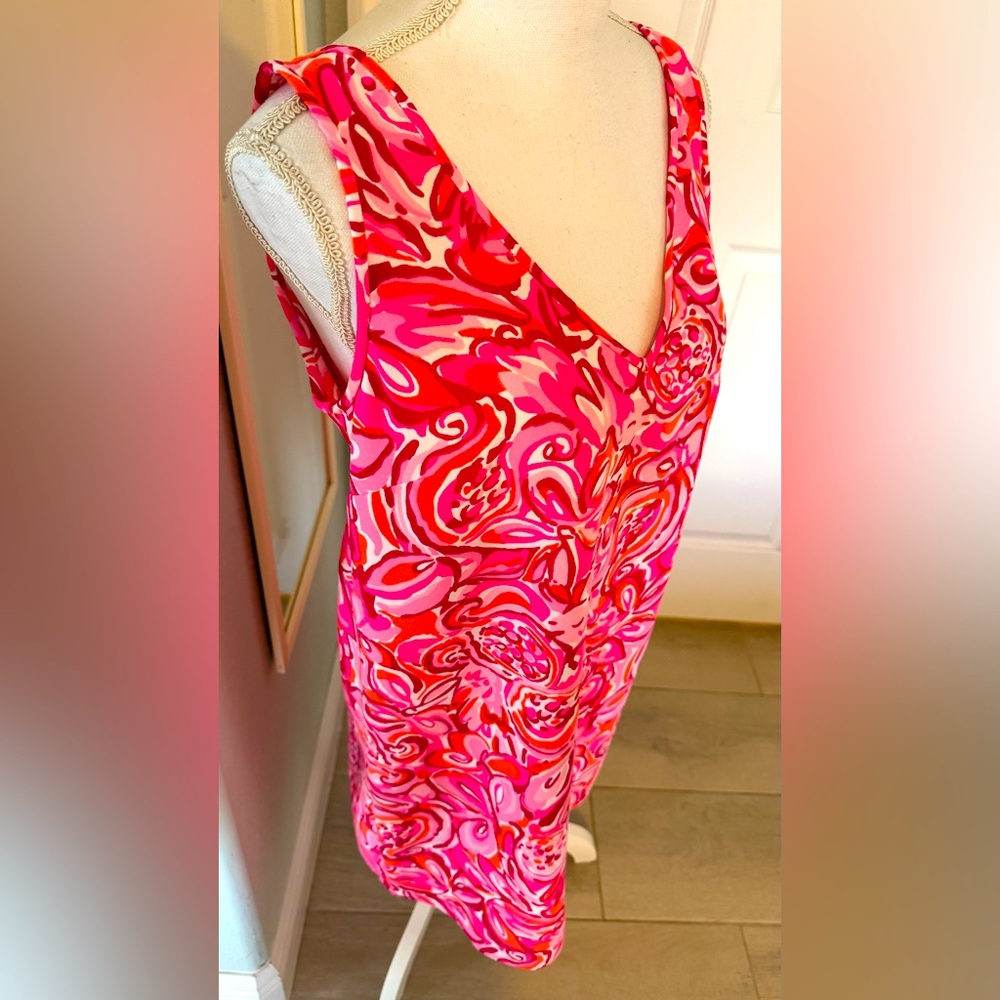 Lilly Pulitzer Calissa Dress Pink Pout Mango Salsa